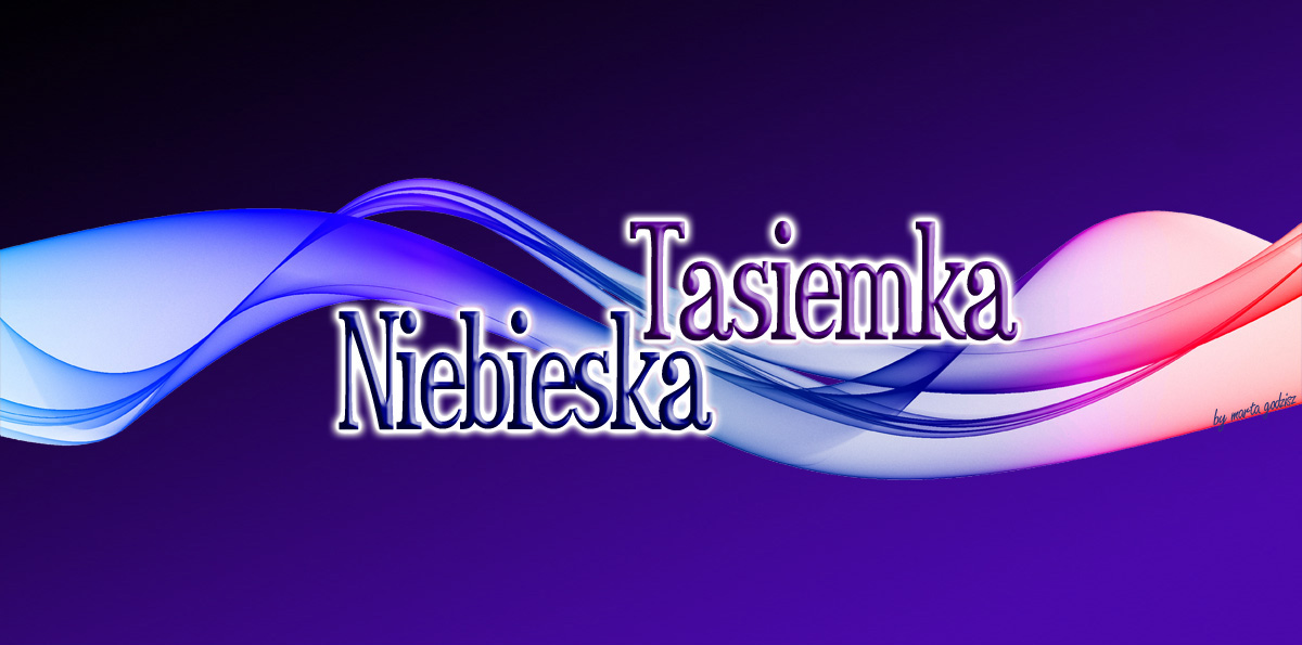 niebieska tasiemka